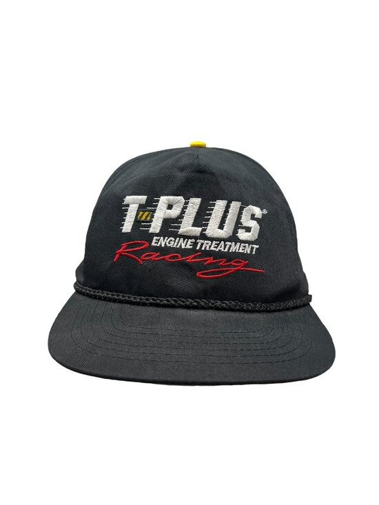 Star Sportswear Other - T-Plus Engine Treatment Racing Vintage Black Snapback Trucker Hat Cap Oil Retro